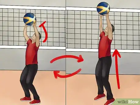 Imagen titulada Backset a Volleyball Step 8