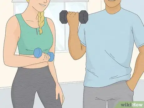 Imagen titulada Get Big Muscles Using Dumbbells Step 2