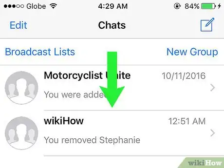 Imagen titulada View Archived Chats on WhatsApp Step 3