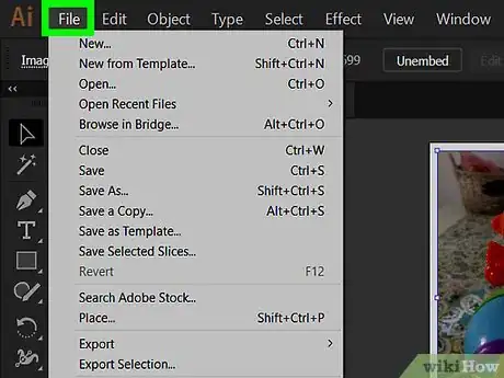 Imagen titulada Add an Image in Illustrator Step 8