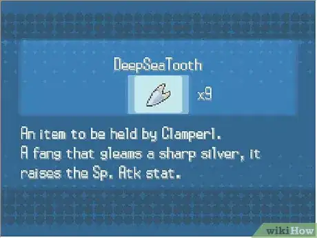 Imagen titulada Evolve Clamperl in Pokemon Step 2