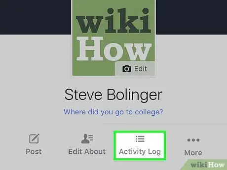 Imagen titulada View Hidden Posts on Facebook Step 3
