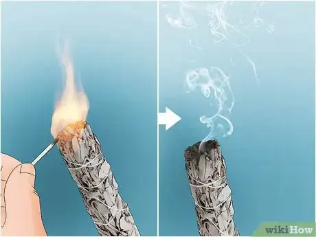 Imagen titulada Cleanse Crystals with Sage Step 3