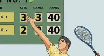 llevar el marcador de tenis