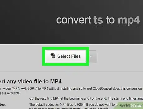 Imagen titulada Convert Ts to MP4 on PC or Mac Step 2