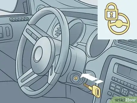 Imagen titulada Fix a Locked Steering Wheel Step 1