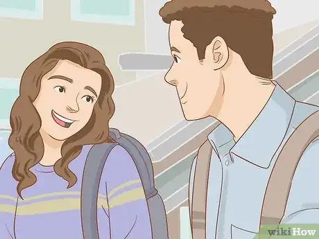 Imagen titulada Get a Guy to Notice You Without Talking to Him at School Step 1