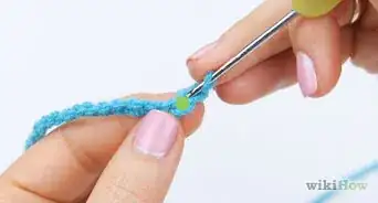 girar el punto de tejido crochet