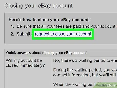 Imagen titulada Delete an eBay Account Step 6