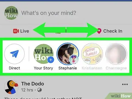 Imagen titulada Use Facebook Stories on iPhone or iPad Step 13