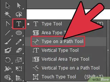 Imagen titulada Create Text on a Path in Adobe Illustrator Step 2