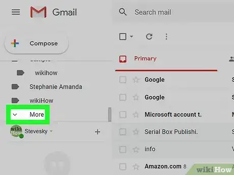 Imagen titulada Check Junk Mail on Gmail on PC or Mac Step 3