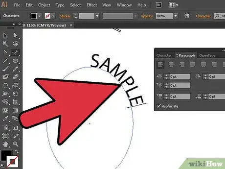 Imagen titulada Create Text on a Path in Adobe Illustrator Step 9