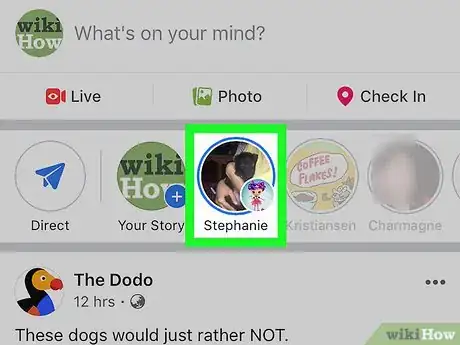 Imagen titulada Use Facebook Stories on iPhone or iPad Step 14