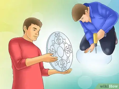 Imagen titulada Put Up a Ceiling Rose Step 2