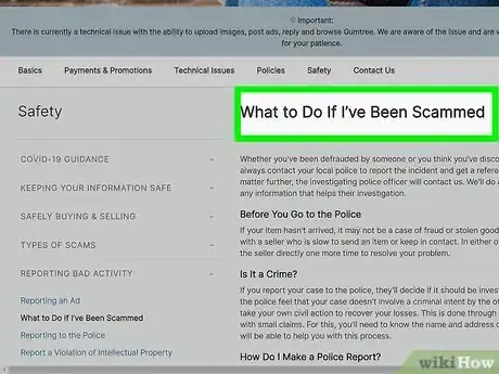 Imagen titulada Report Fraud on Gumtree Step 4