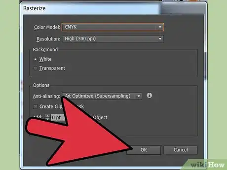 Imagen titulada Rasterize in Illustrator Step 8