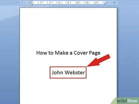 Imagen titulada Make a Cover Page Step 29