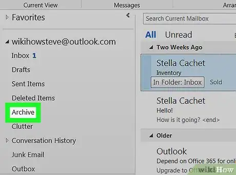 Imagen titulada Access Archived Emails in Outlook Step 12