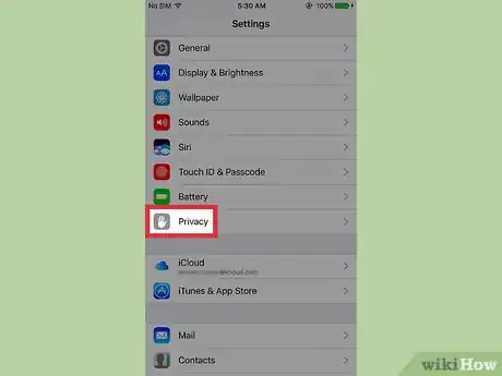 Imagen titulada View Your Diagnostics and Usage Data on an iPhone Step 2