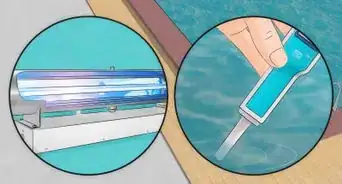 bajar el nivel de cloro en una piscina