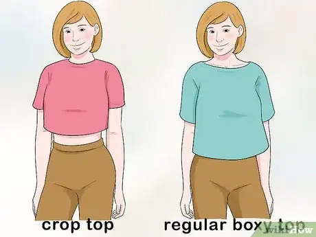 Imagen titulada Wear Boxy Tops Step 1