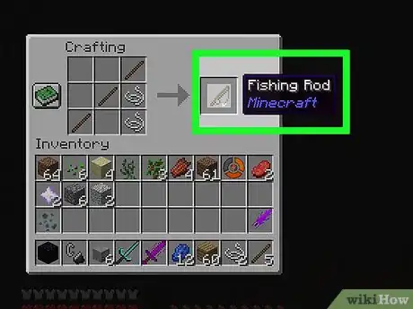 Imagen titulada Make a Fishing Rod in Minecraft Step 37