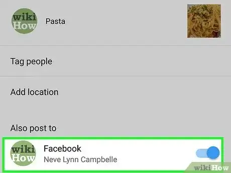 Imagen titulada Tag Instagram on Facebook Step 12