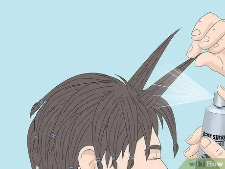 Imagen titulada Put up a Mohawk or Liberty Spikes Step 24