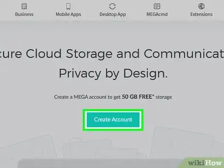 Imagen titulada Use MEGA Cloud Storage Step 2