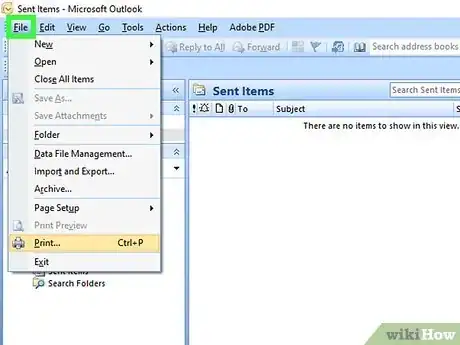 Imagen titulada Save Outlook Emails As PDF on PC or Mac Step 3