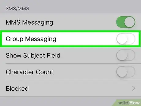 Imagen titulada Disable Group Messaging on an iPhone Step 3