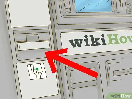 Imagen titulada Use an ATM to Deposit Money Step 1
