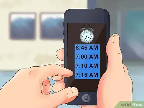 Imagen titulada Wake up with the Use of Multiple Alarms Step 7