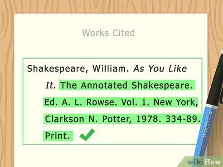 Imagen titulada Cite Shakespeare in MLA Step 14