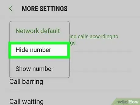 Imagen titulada Make Your Mobile Phone Number Appear As a Private Number Step 10