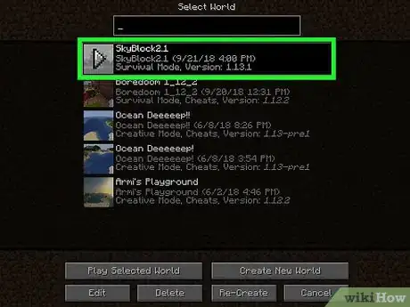 Imagen titulada Play SkyBlock in Minecraft Step 7