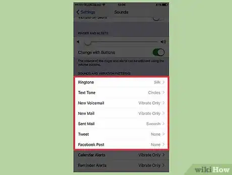 Imagen titulada Change the Twitter Alert Sound on an iPhone Step 3