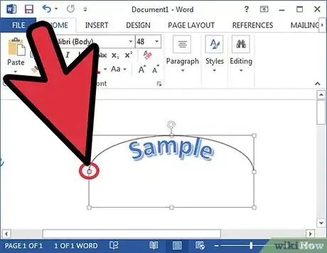 Imagen titulada Bend Words in MS Word Step 7