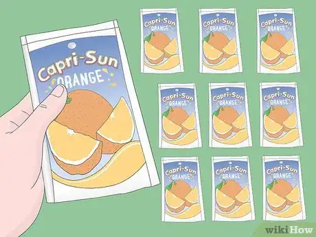 Imagen titulada Make a Capri Sun Purse Step 1