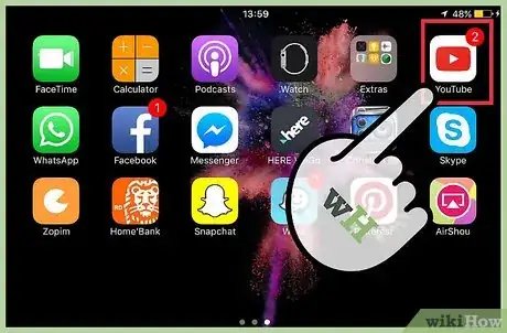 Imagen titulada Upload YouTube Videos from an iPad Step 1