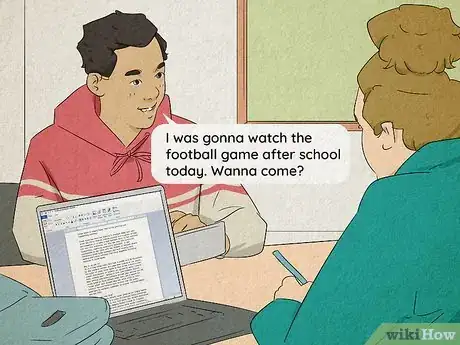 Imagen titulada Approach a Guy at School Step 7