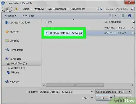 Imagen titulada Access Archived Emails in Outlook Step 17