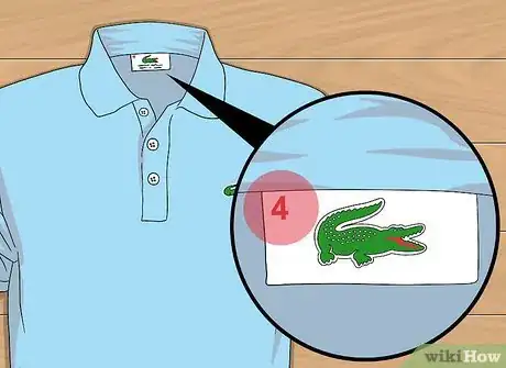 Imagen titulada Spot a Fake Lacoste Polo Step 9