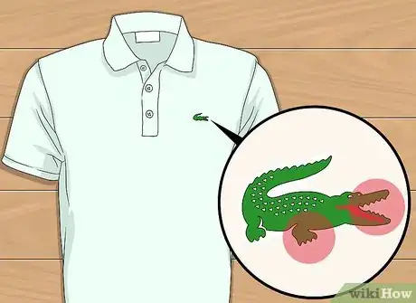 Imagen titulada Spot a Fake Lacoste Polo Step 1