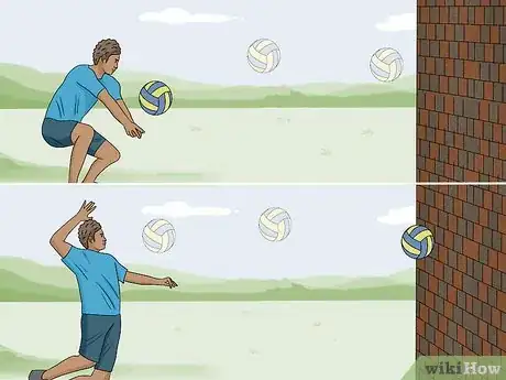 Imagen titulada Practice Volleyball Without a Court or Other People Step 9