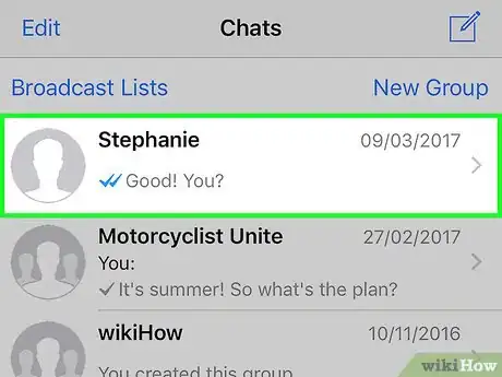 Imagen titulada See when Someone Was Last Online on WhatsApp Step 3