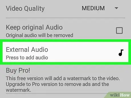 Imagen titulada Put Music Onto Videos on Android Step 9