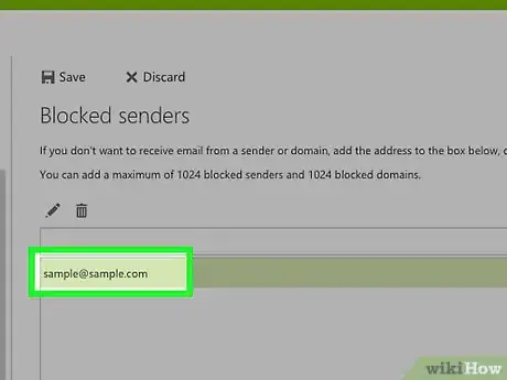 Imagen titulada Block Someone on Hotmail Step 6