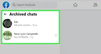 ver tus mensajes archivados en Facebook Messenger